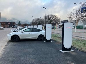 Safe Tesla charger installation Dubai