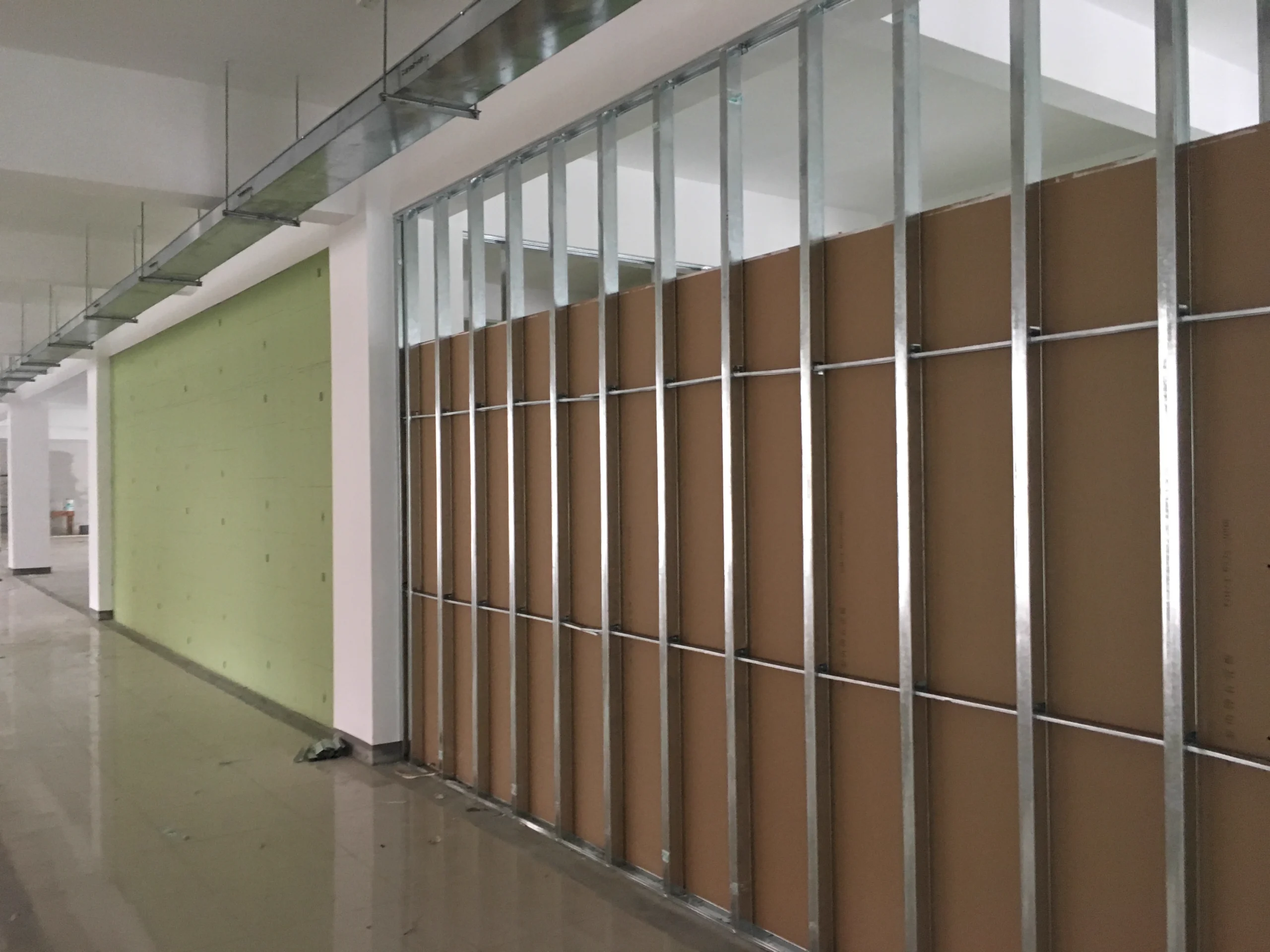 Professional gypsum partition installation in Dubai